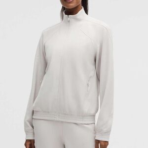 Lululemon Adapted State Thermal Track Jacket Dove Grey
